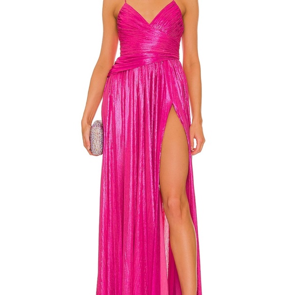 Retrofete Doss Dress in Hot Pink - Picture 1 of 4